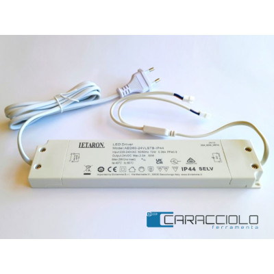 ALIMENTATORE 60W 24V C/CAVO...